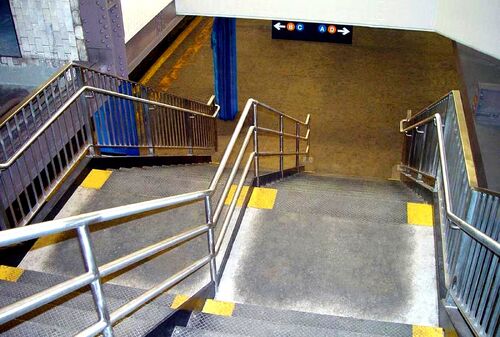 ultimo caso aziendale circa Corrimano in acciaio inossidabile per stazione di transito