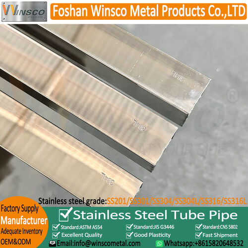 ultimo caso aziendale circa Decorative Stainless Steel Tubes