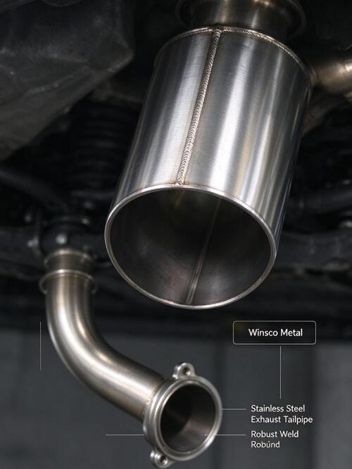 ultimo caso aziendale circa Winsco Metal Stainless Steel Exhaust Tailpipe | Stable Weld & Excellent Bending Performance