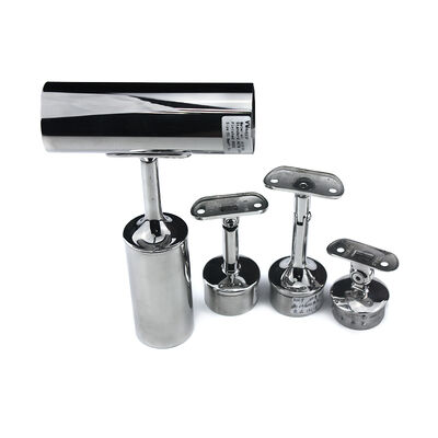 qualità  Adjustable Stainless Steel Handrail Support Bracket for Round Tube Railings fabbrica