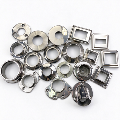 qualità  201/304/316 Stainless Steel Railing Decorative Cover, Post Base Flange Cover for Handrail Balustrade fabbrica