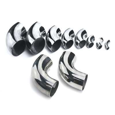 qualità  90 Degree Polished Stainless Steel Elbow, Codo,201/304/316 Grade Weld Pipe Fitting fabbrica