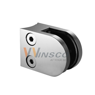 qualità  Precision Investment Cast Stainless Steel Glass Clamp for Glass Railing Balustrade | Winsco Metal VA201 fabbrica