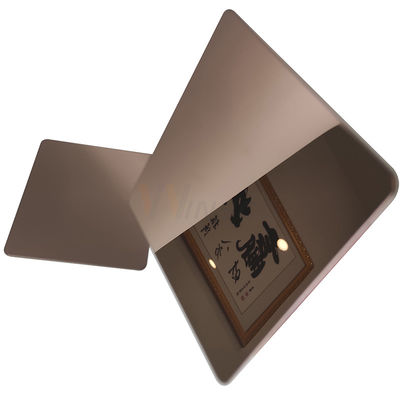 Colore bronzeo dello specchio 316l dello strato eccellente antico di acciaio inossidabile con gli ss 201 grado 304 316