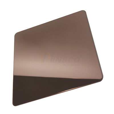 Colore bronzeo dello specchio 316l dello strato eccellente antico di acciaio inossidabile con gli ss 201 grado 304 316