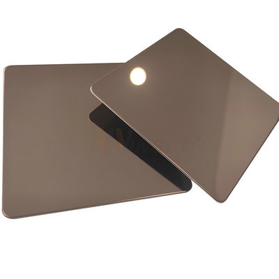 Colore bronzeo dello specchio 316l dello strato eccellente antico di acciaio inossidabile con gli ss 201 grado 304 316