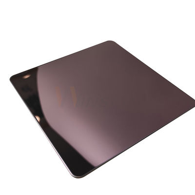 AISI Rose Gold 5x10 ha laminato a freddo 201 la lamiera sottile dello specchio del piatto 8k di acciaio inossidabile