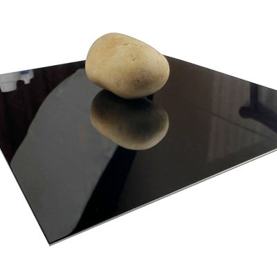 grado di titanio di colore 304 dello specchio di 1500mm di acciaio inossidabile del nero eccellente PVD dello strato