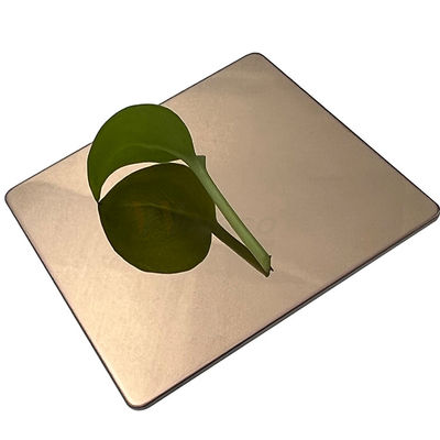 Lamiera sottile eccellente dello specchio AISI 304 304L Rose Gold Decorative Stainless Steel