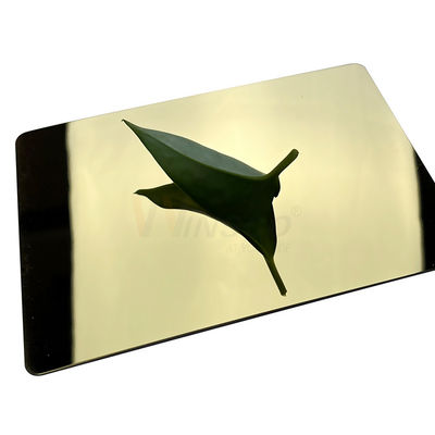 rivestimento eccellente dell'oro del titanio dello strato 316 di acciaio inossidabile dello specchio di 1250mm