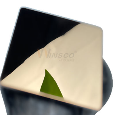 Strato eccellente durevole di acciaio inossidabile dello specchio degli ss 316 laminato a freddo con Rose Gold Coating