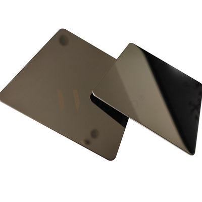 Colore eccellente bronzeo ss 201 dello strato PVD di acciaio inossidabile dello specchio 304 316