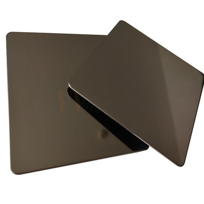 Colore eccellente bronzeo ss 201 dello strato PVD di acciaio inossidabile dello specchio 304 316