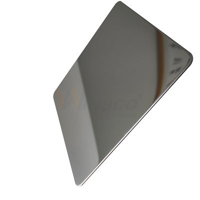 Strato eccellente ornamentale 201 di acciaio inossidabile dello specchio grado 304 316 con colore d'argento di PVD