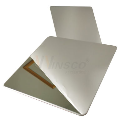 Strato eccellente ornamentale 201 di acciaio inossidabile dello specchio grado 304 316 con colore d'argento di PVD