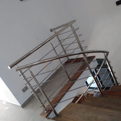 Acciaio inossidabile girante 1000-2000mm di rotaia Inox di vetro 201 della scala grado 304 316