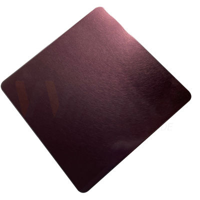 lo strato decorativo di acciaio inossidabile 4x10 ha laminato a freddo Rose Gold Vibration