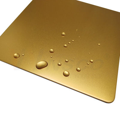 Gli ss 201 304 oro di titanio dello strato fatto saltare 316 perle di acciaio inossidabile hanno laminato a freddo