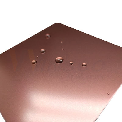 la perla decorativa dello strato di acciaio inossidabile di 1250mm ha fatto saltare Rose Gold Grade finita 201 304 316