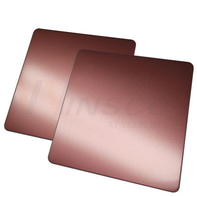 la perla decorativa dello strato di acciaio inossidabile di 1250mm ha fatto saltare Rose Gold Grade finita 201 304 316