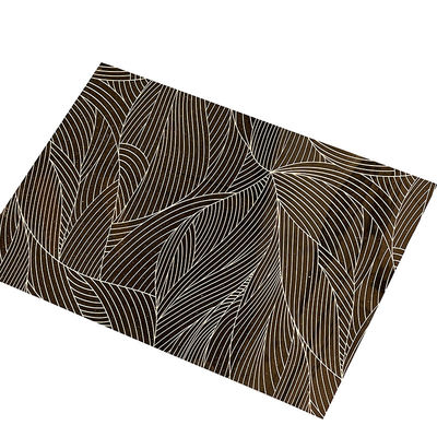 Nessuno strato Champagne Etched Finished di Burr Mirror Gold Stainless Steel