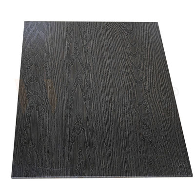 il prodotto chimico di titanio nero della pelle dell'albero di modo freddo di 1000-1500mm ha inciso i pannelli decorativi di acciaio inossidabile