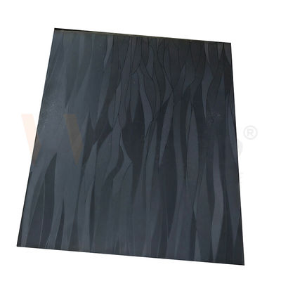 Piastra in acciaio inossidabile decorativa con modello di erba