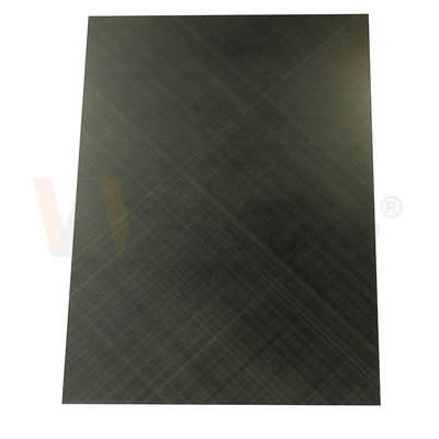 La linea sottile dell'incrocio di controllo di qualità ha finito gli strati decorativi verdi del bronzo 0.3mm ss