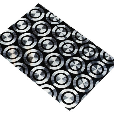 lo strato decorativo di acciaio inossidabile 201 304 316 ha laminato a freddo la lucidatura di titanio nera del laser 3D
