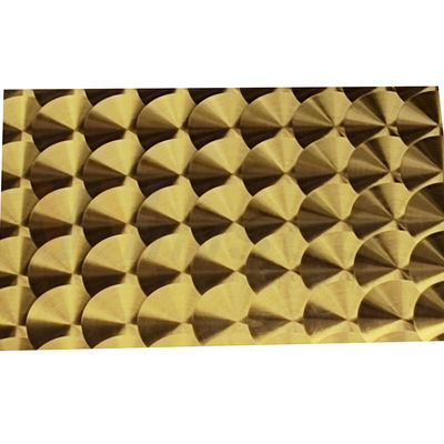 Laser di titanio ss 201 dell'oro 3D della linea sottile del CD piatto decorativo di acciaio inossidabile 304 316