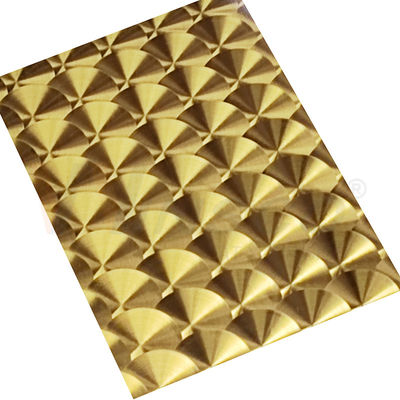 Laser di titanio ss 201 dell'oro 3D della linea sottile del CD piatto decorativo di acciaio inossidabile 304 316