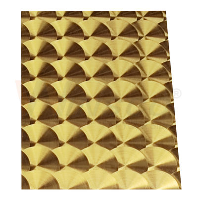 Laser di titanio ss 201 dell'oro 3D della linea sottile del CD piatto decorativo di acciaio inossidabile 304 316