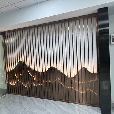Schermo di acciaio inossidabile Art Partition Wall Inox Divider del circolo 0.4-20mm
