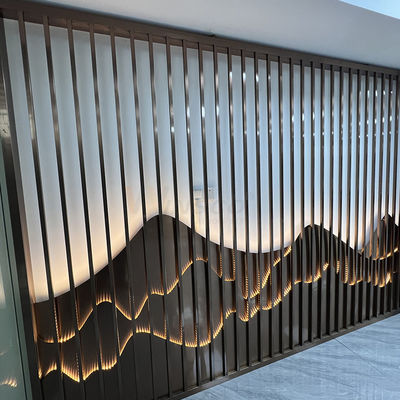 Schermo di acciaio inossidabile Art Partition Wall Inox Divider del circolo 0.4-20mm