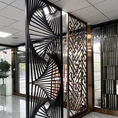 Divisione di qualità superiore di Art Stainless Steel Divider Screen della parete per progettazione della camera da letto