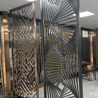 Divisione di qualità superiore di Art Stainless Steel Divider Screen della parete per progettazione della camera da letto