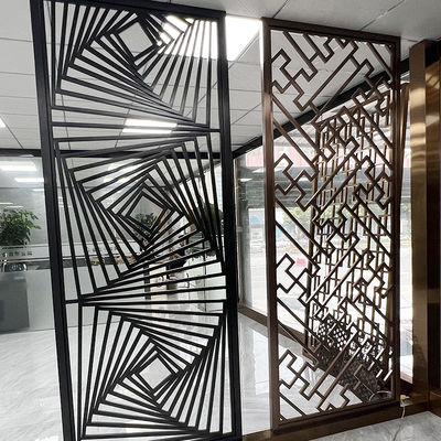 Divisione di qualità superiore di Art Stainless Steel Divider Screen della parete per progettazione della camera da letto