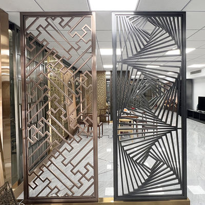 Divisione di qualità superiore di Art Stainless Steel Divider Screen della parete per progettazione della camera da letto
