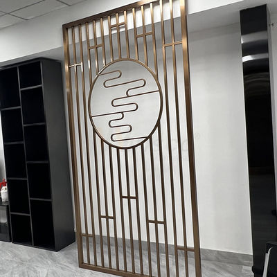 Il laser decorativo della divisione dello schermo di acciaio inossidabile di 1250mm ha tagliato il divisorio del metallo del ristorante dell'hotel