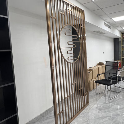Il laser decorativo della divisione dello schermo di acciaio inossidabile di 1250mm ha tagliato il divisorio del metallo del ristorante dell'hotel
