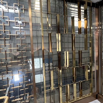 Pareti di schermo in acciaio inossidabile in titanio metallico