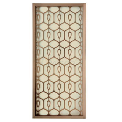 divisore interno del salone della divisione dello schermo di acciaio inossidabile di 1219mm per la decorazione di lusso della villa