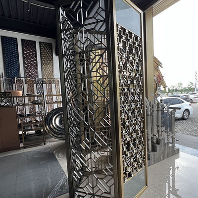 Divisore della parete di acciaio inossidabile di progettazione della divisione dell'ingresso dell'hotel