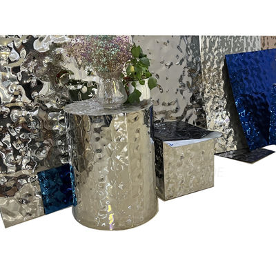 mestiere decorativo del metallo di montaggio della superficie dell'ondulazione dell'acqua dello specchio 8k
