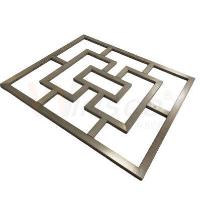 La decorazione domestica naturale su ordinazione del taglio di macchina di CNC del laser Handcrafted il montaggio di metallo di Inox