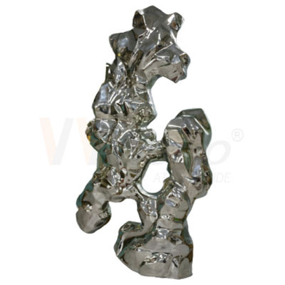 metallo della scultura della decorazione dell'ufficio di Finshed dell'ondulazione dell'acqua di montaggio di metallo di acciaio inossidabile 8k
