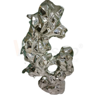 metallo della scultura della decorazione dell'ufficio di Finshed dell'ondulazione dell'acqua di montaggio di metallo di acciaio inossidabile 8k