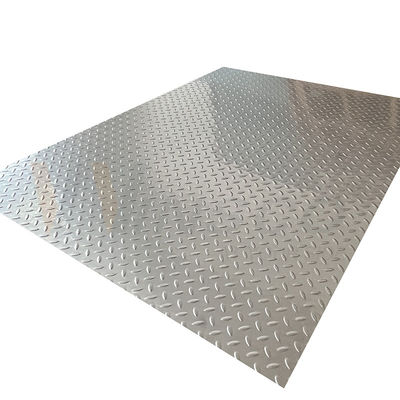 20mm-1250mm hanno impresso il grano di superficie del riso dello strato 2b di acciaio inossidabile modellano l'anti piatto di slittamento