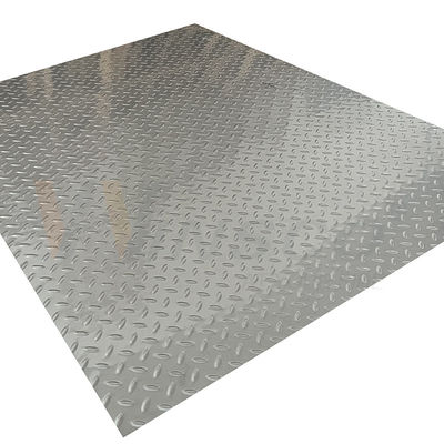 20mm-1250mm hanno impresso il grano di superficie del riso dello strato 2b di acciaio inossidabile modellano l'anti piatto di slittamento