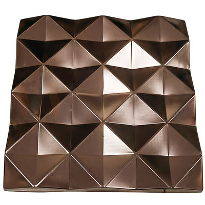 4x8 ha impresso lo strato AISI 201 di acciaio inossidabile 304 316 Rose Gold Brushed Ornamental